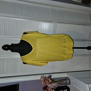 Yellow Short Sleeve Top